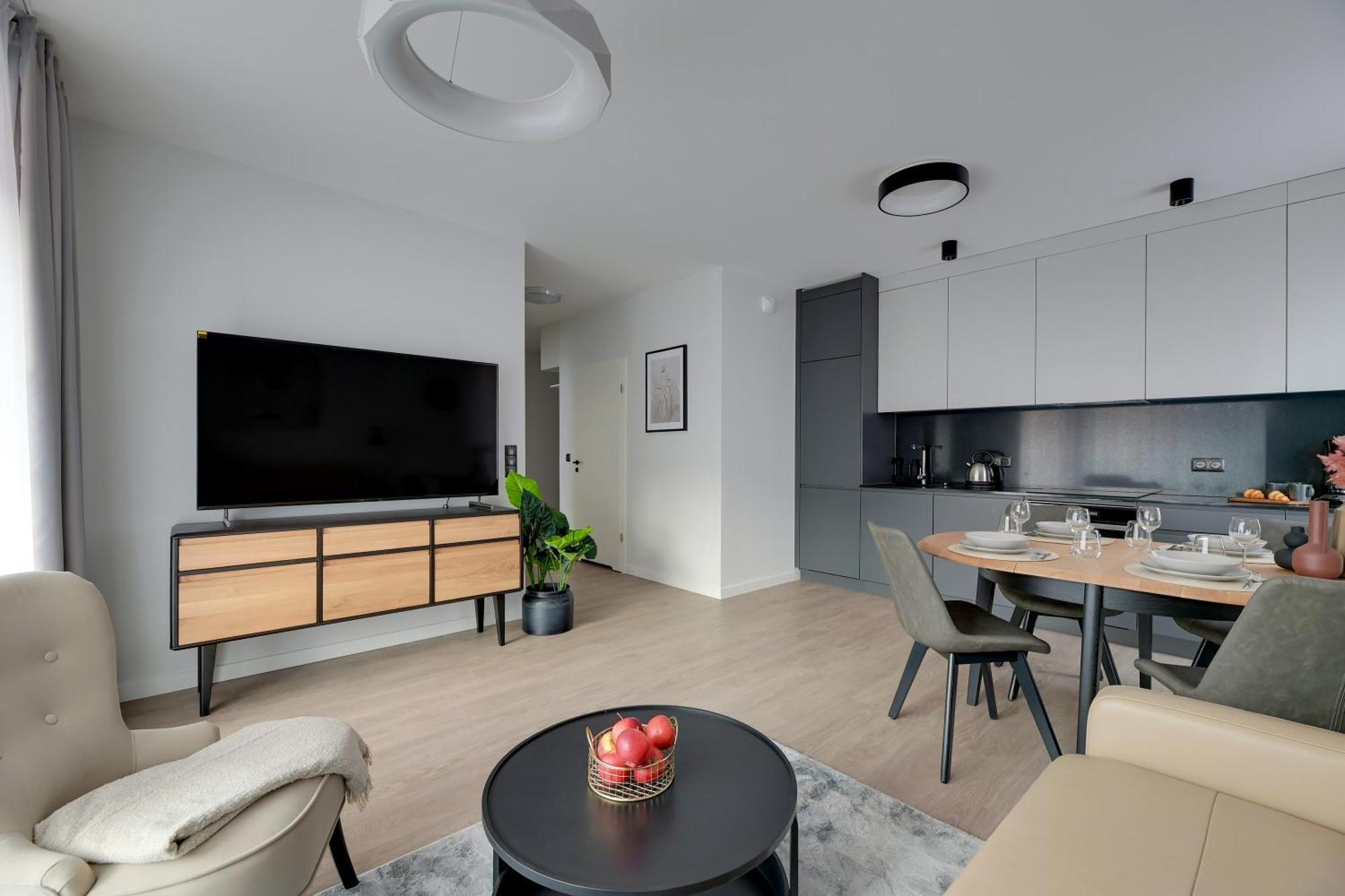 Scala 60H City Center Premium Apartments With Parking By Lion Apartments Гданьск Экстерьер фото